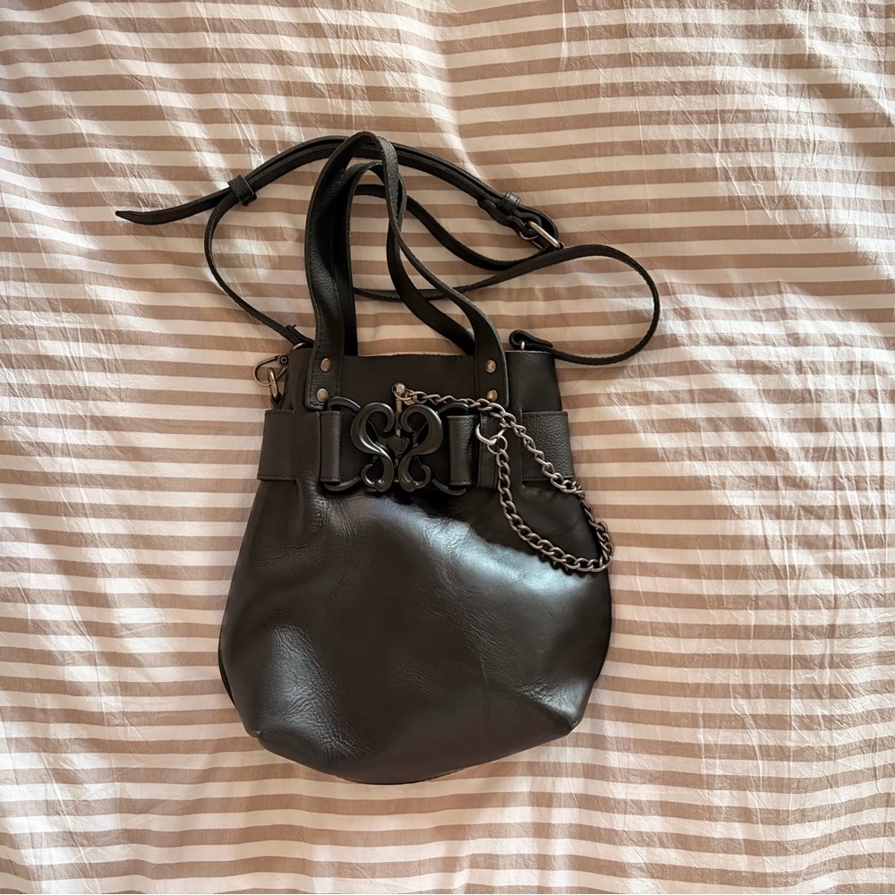 John Fleuvog Leather Bucket Bag
